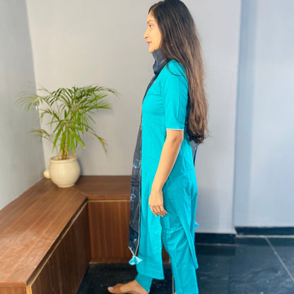 Teel Handpainted Suit Set