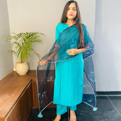 Teel Handpainted Suit Set