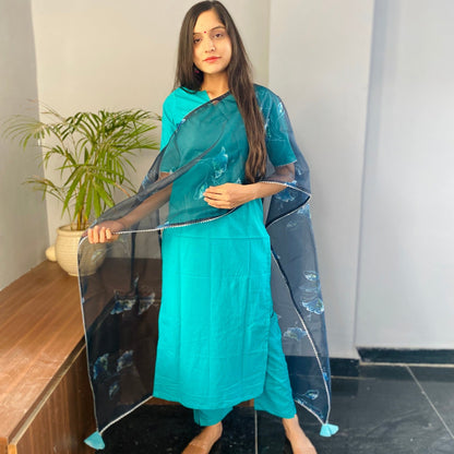 Teel Handpainted Suit Set