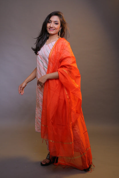 Peach Leharia Suit Set