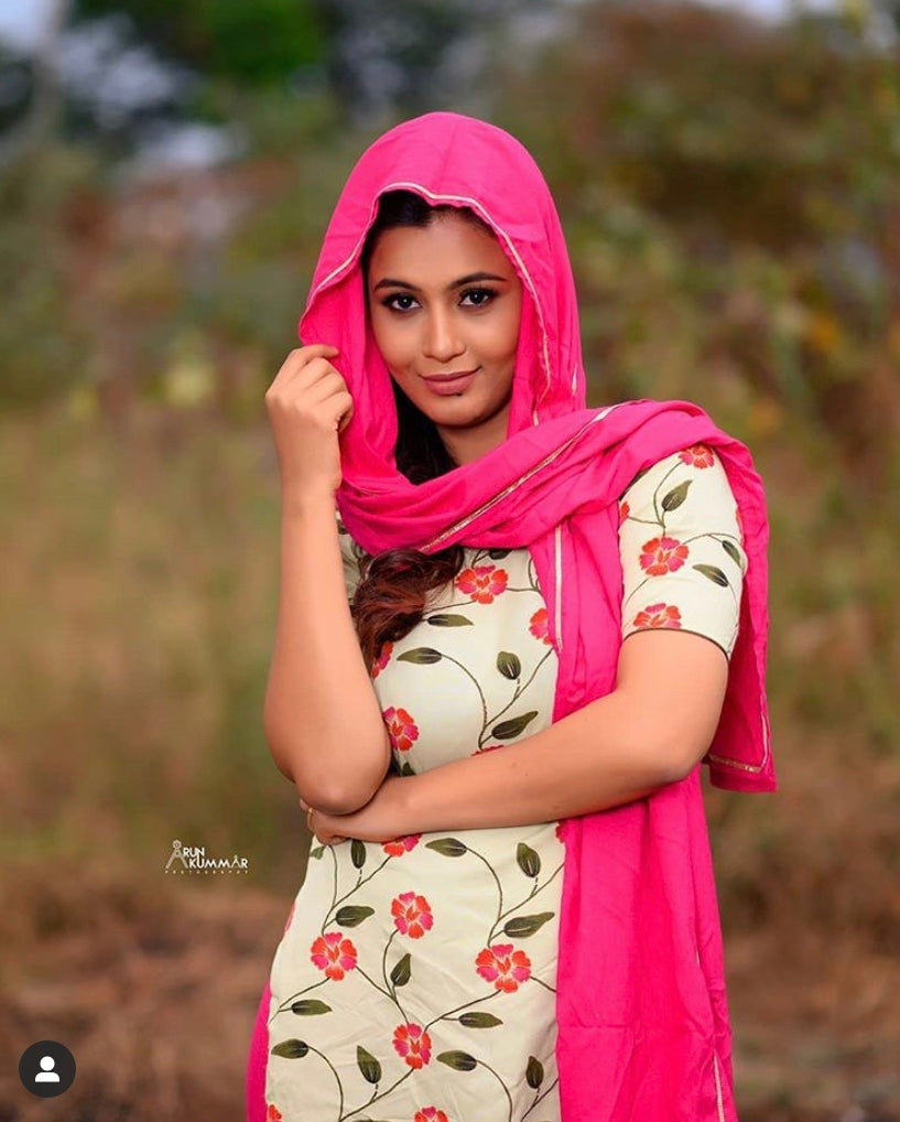 Rose Pink Bagh Sharara Set