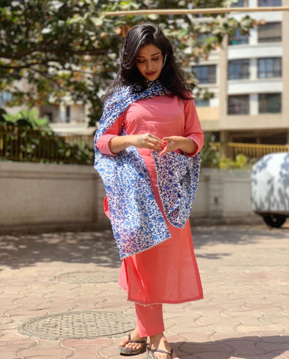 Baby Pink Suit Set