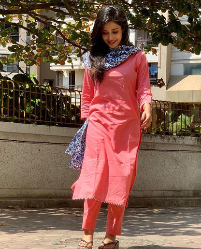 Baby Pink Suit Set
