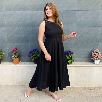 Black Willow Kurta Set