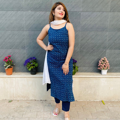 Indigo Dabu Suit Set