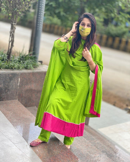 Sage Cotton Suit Set