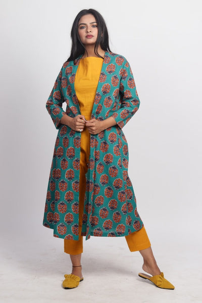 Mustard Jumpsuit Jacket Set