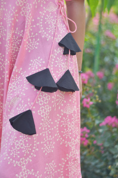 Pink Bhandej Tassel Dress