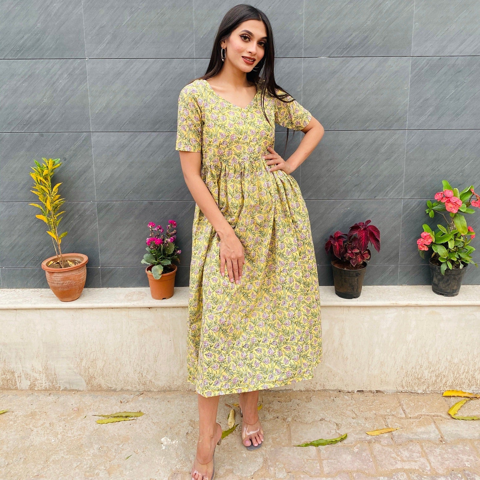 Bloom Printed Dress