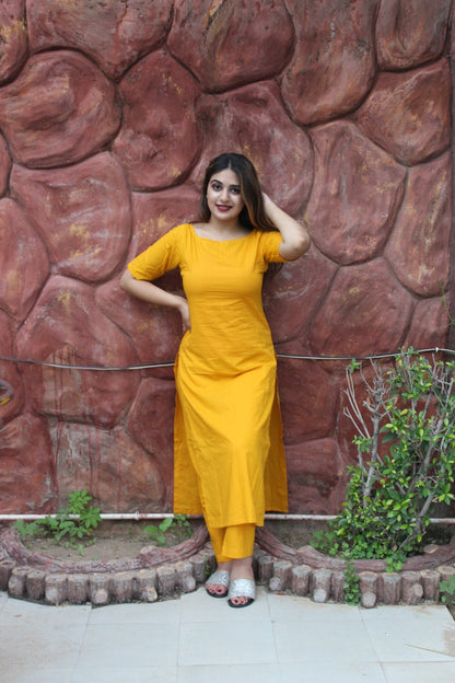 Yellow Kurta Set