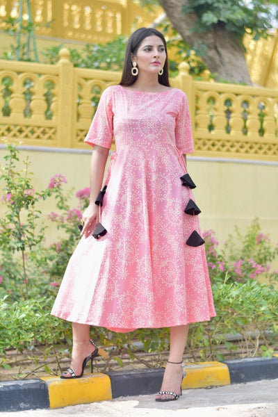 Pink Bhandej Tassel Dress