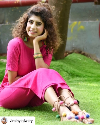Pink Kurta Set