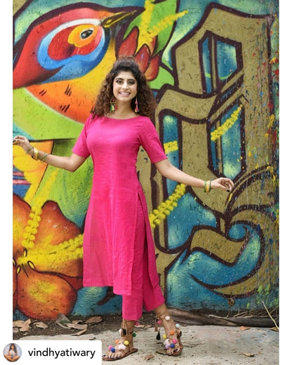 Pink Kurta Set