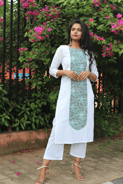 Ivory Autumn Kurta Set